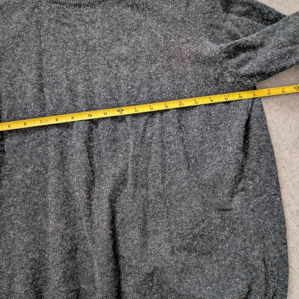 Mantovani Studio 100% Italian Cashmere Size XL Gray - Picture 6 of 7